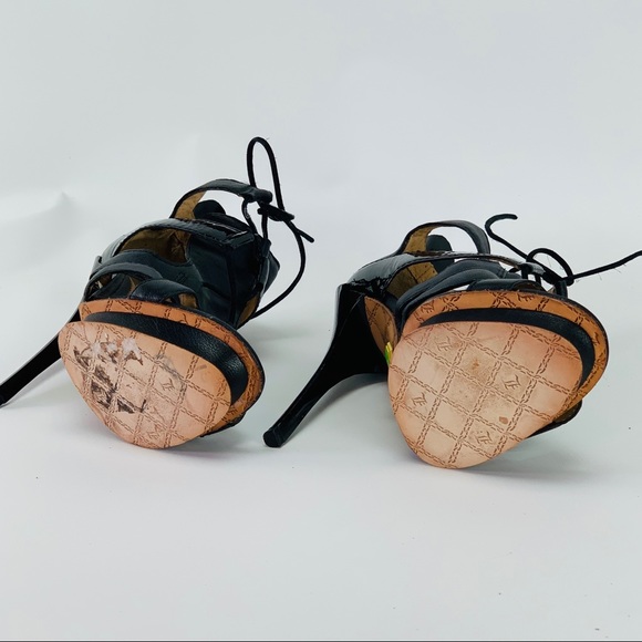 Lamb gladiator platform stiletto heels - Picture 3 of 3